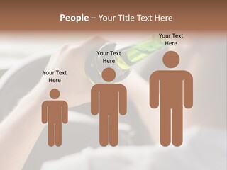 Green Holding Selling PowerPoint Template