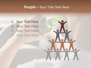 Green Holding Selling PowerPoint Template