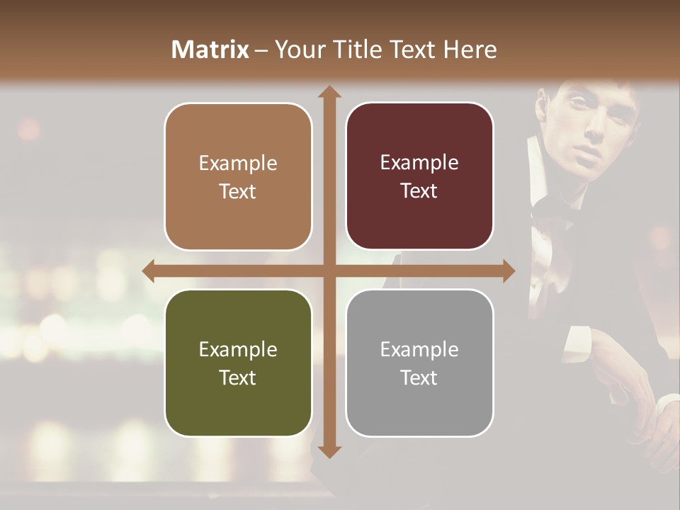 Leaf Residential Man PowerPoint Template