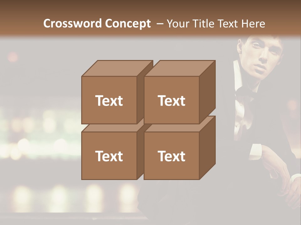 Leaf Residential Man PowerPoint Template