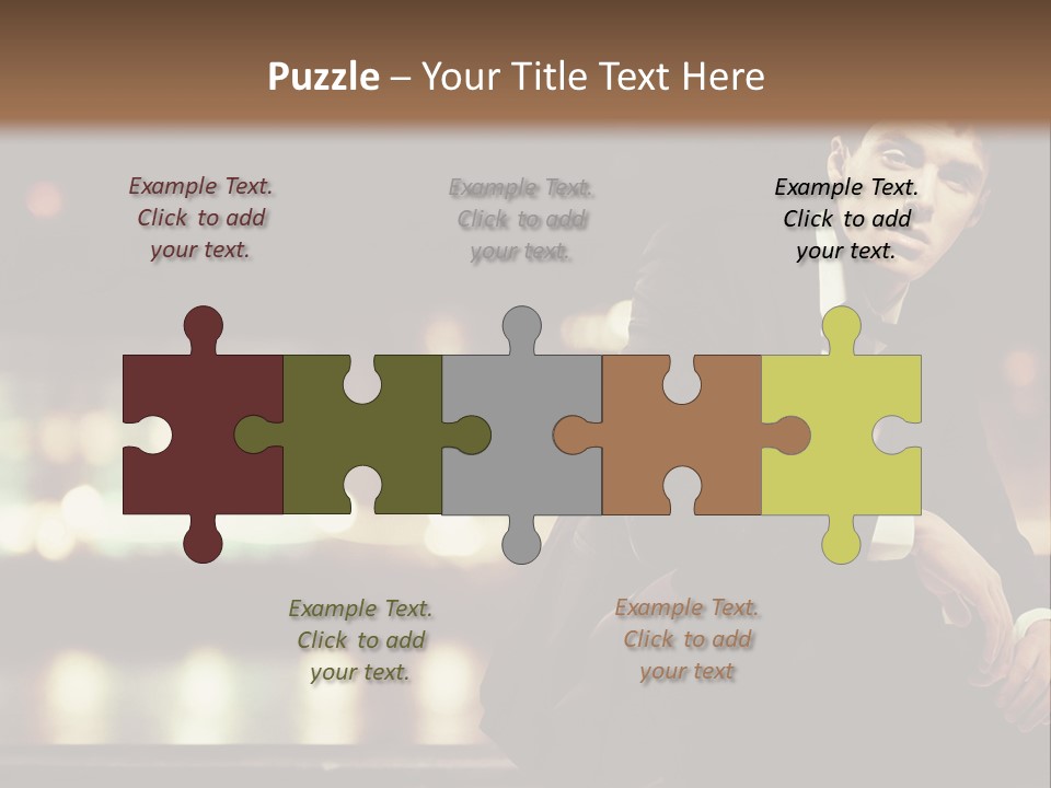 Leaf Residential Man PowerPoint Template