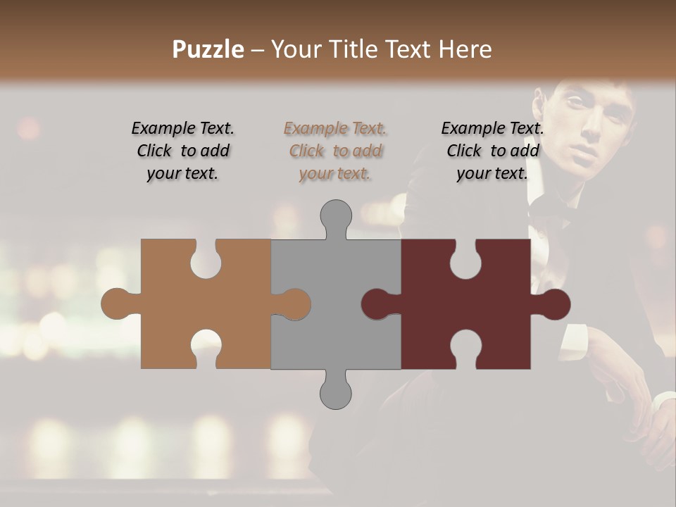 Leaf Residential Man PowerPoint Template