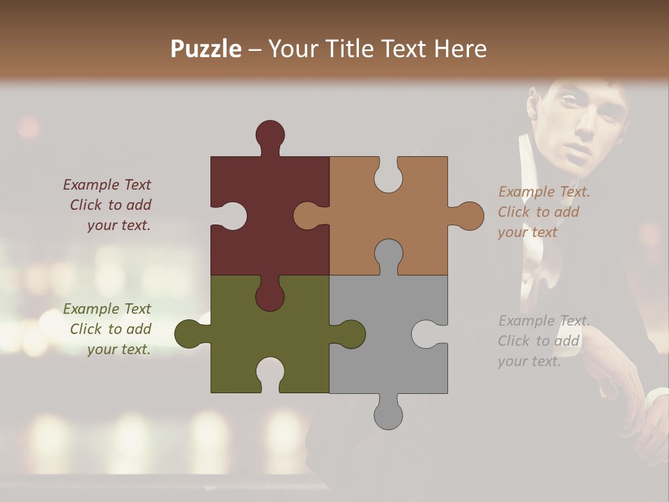 Leaf Residential Man PowerPoint Template