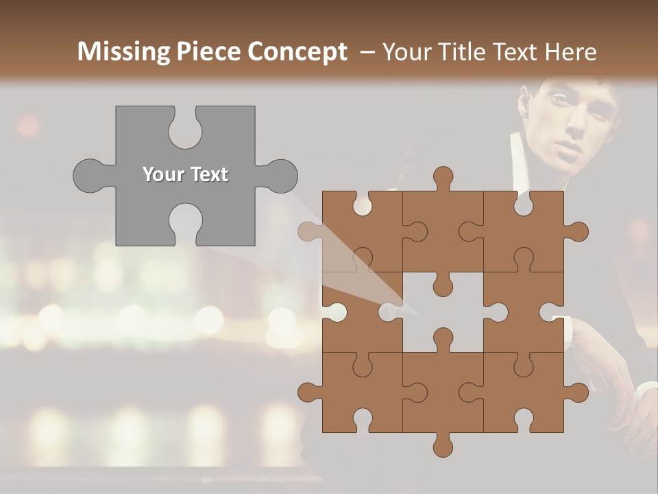 Leaf Residential Man PowerPoint Template