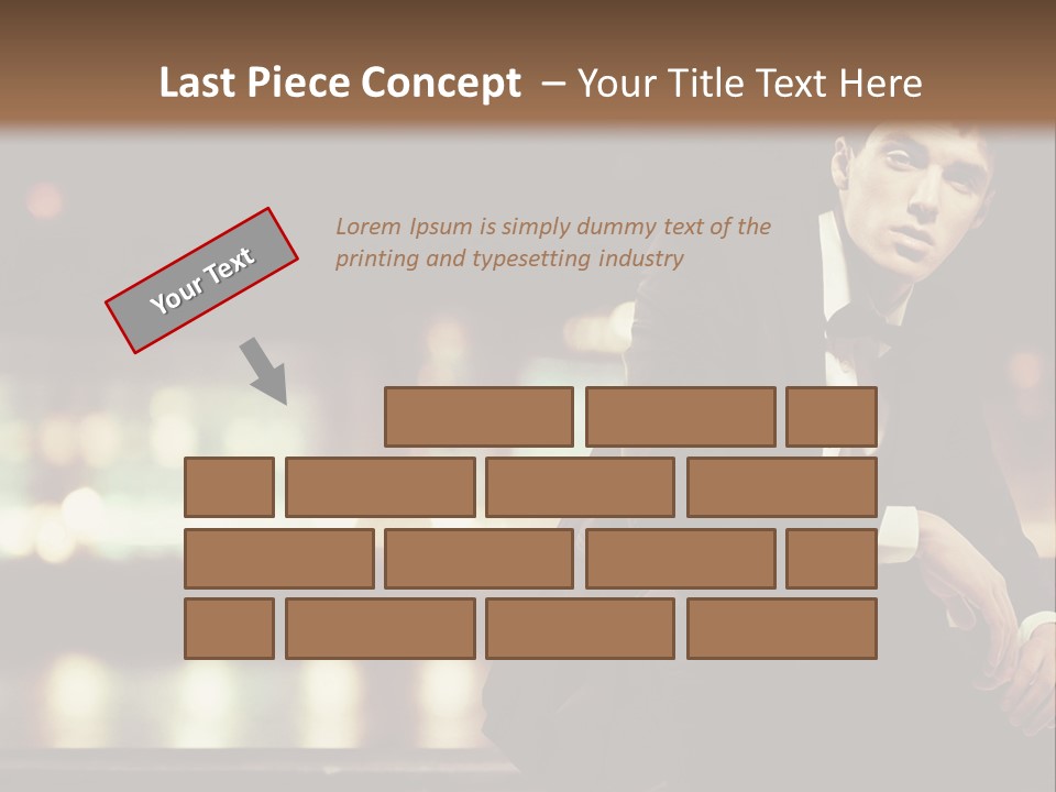 Leaf Residential Man PowerPoint Template