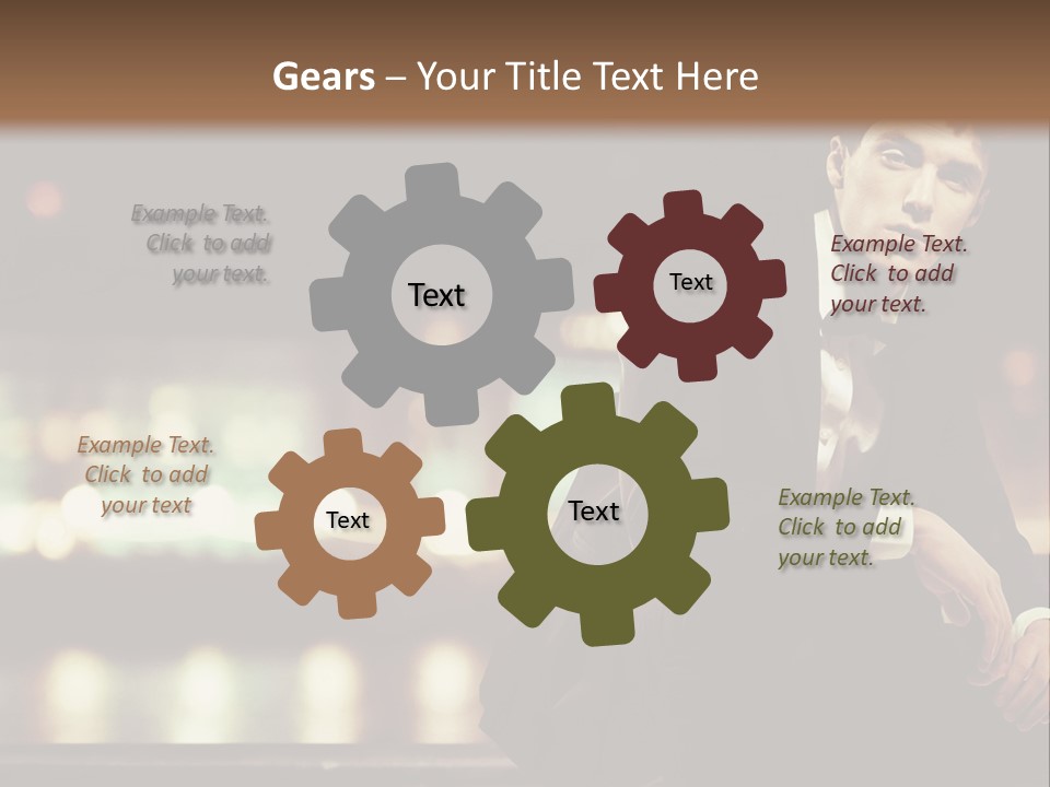 Leaf Residential Man PowerPoint Template