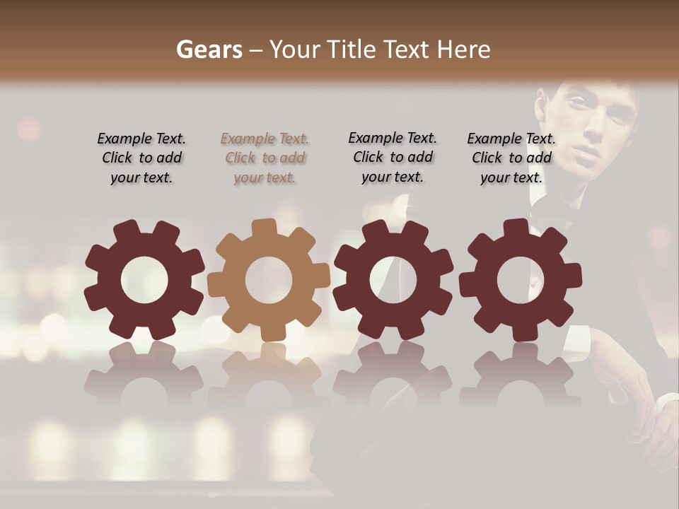 Leaf Residential Man PowerPoint Template