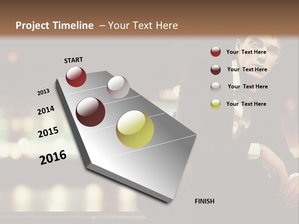 Leaf Residential Man PowerPoint Template
