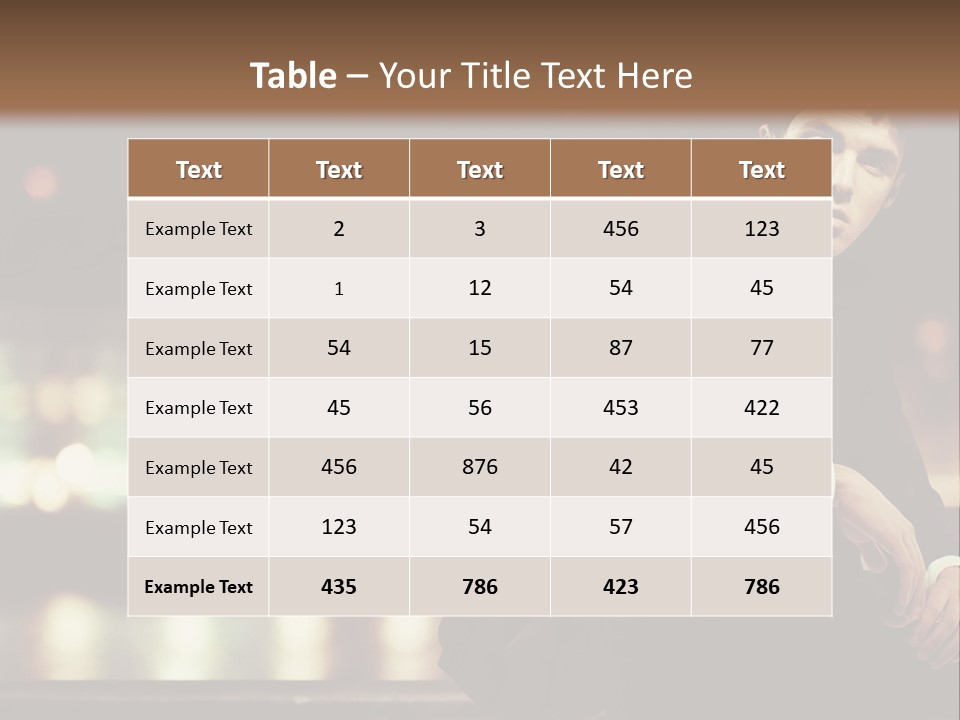 Leaf Residential Man PowerPoint Template