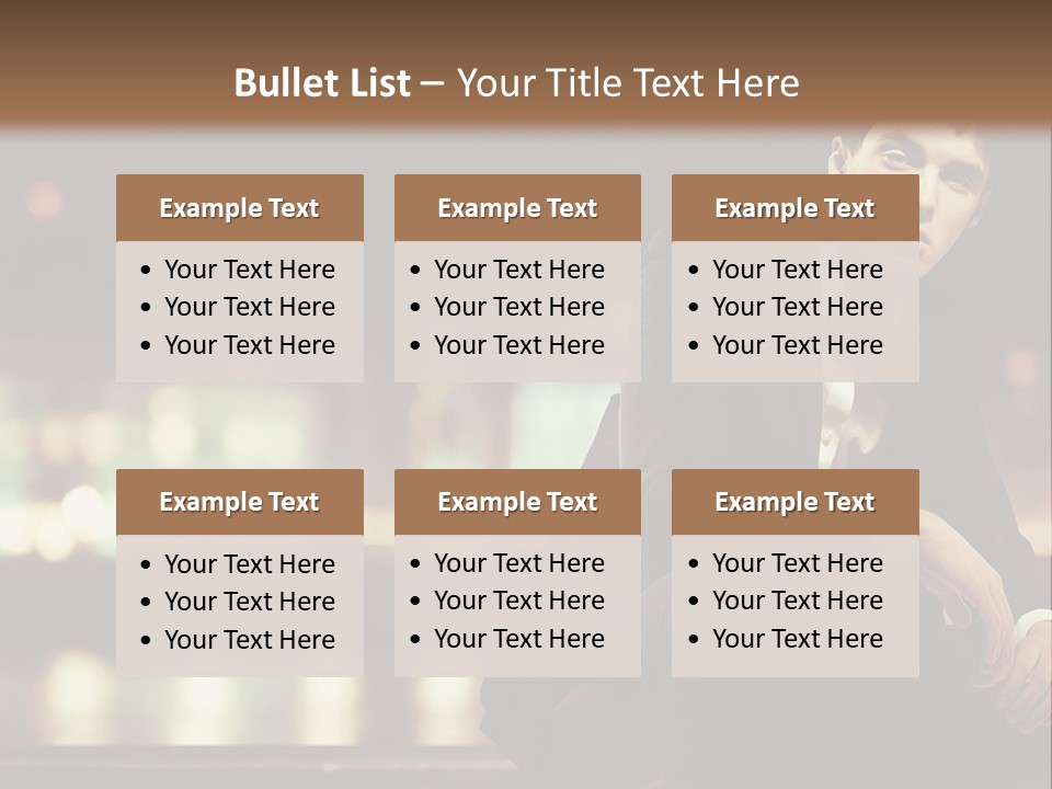 Leaf Residential Man PowerPoint Template