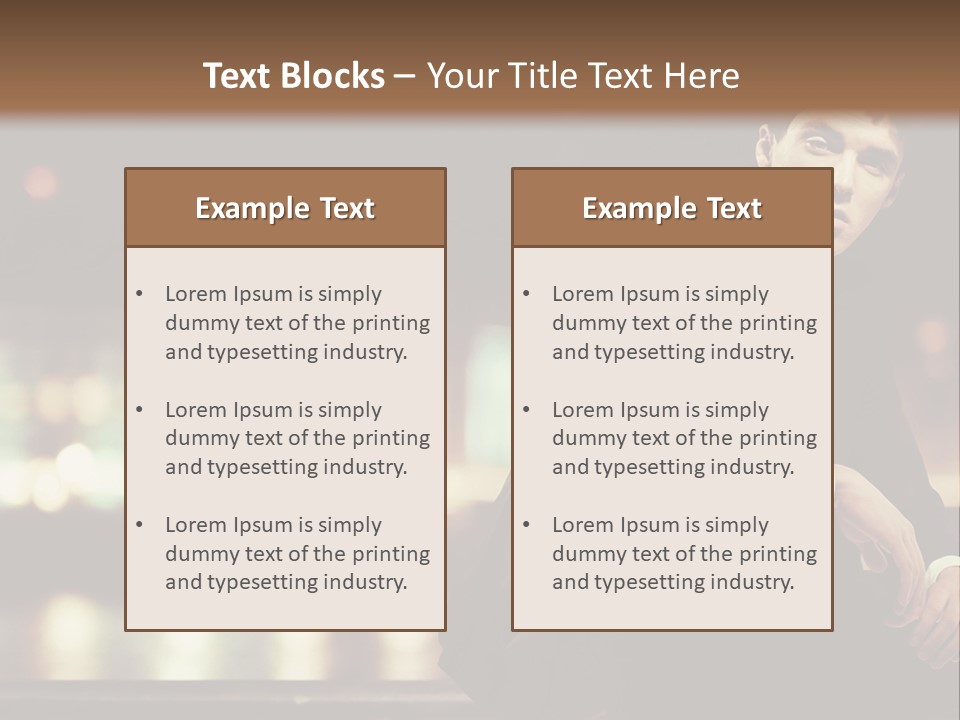 Leaf Residential Man PowerPoint Template