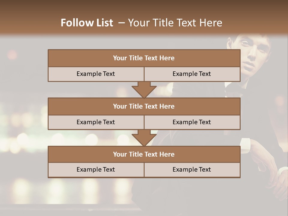 Leaf Residential Man PowerPoint Template