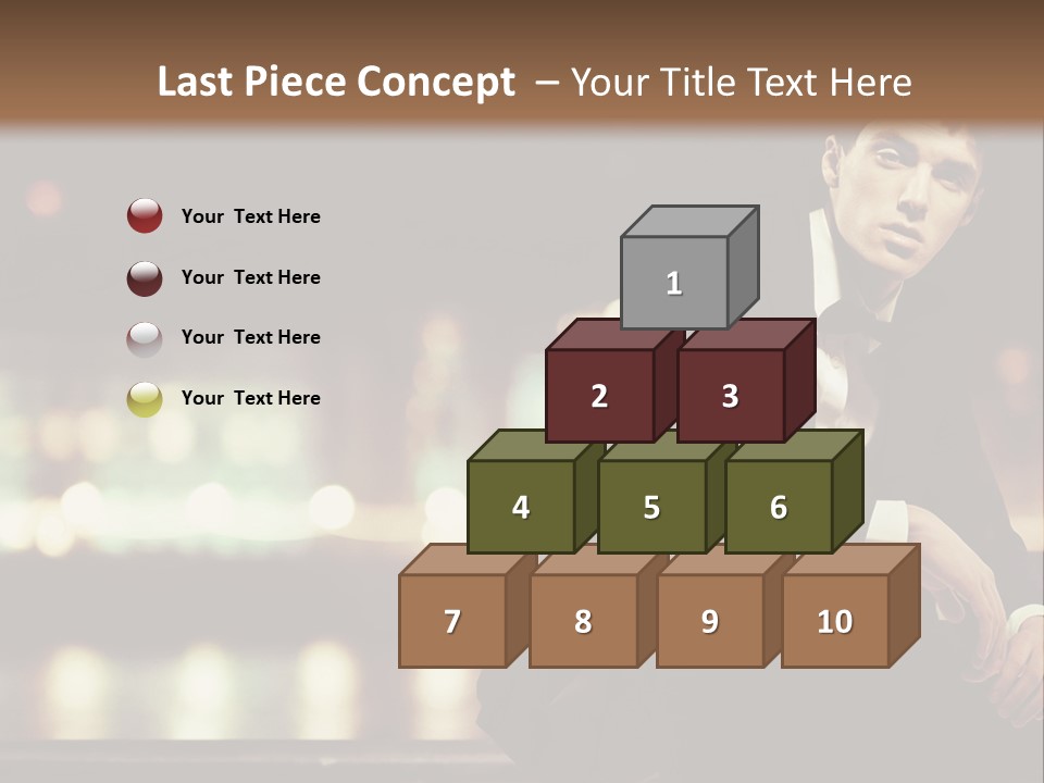 Leaf Residential Man PowerPoint Template