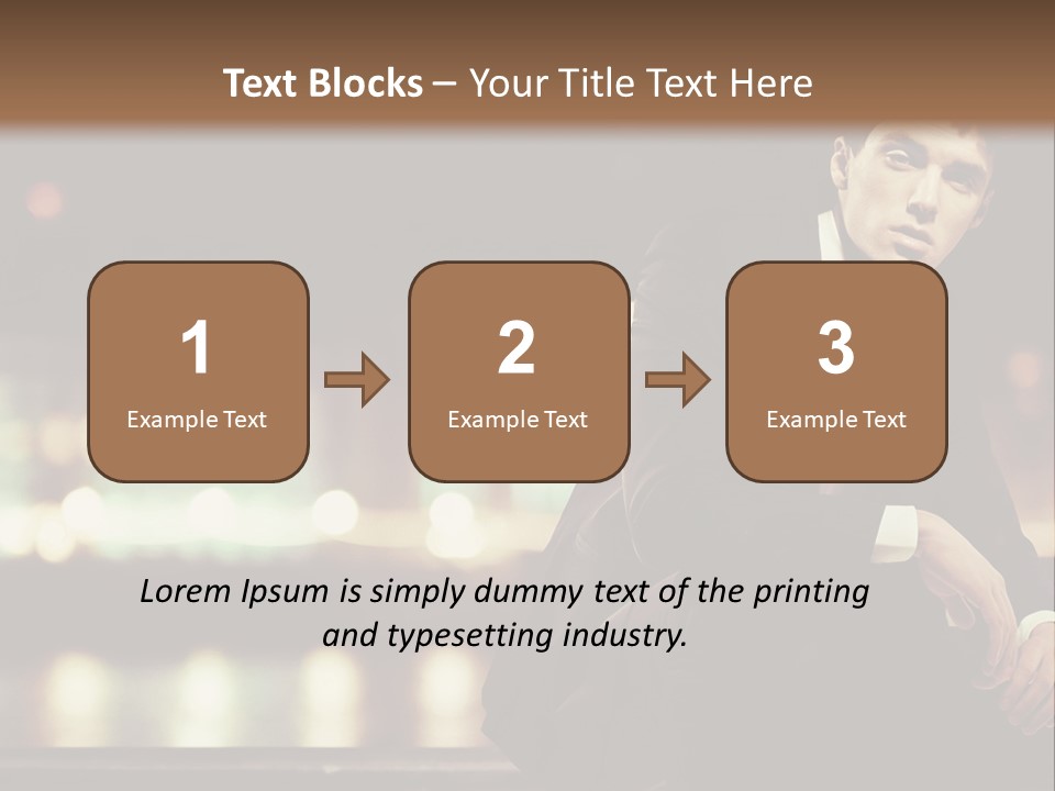 Leaf Residential Man PowerPoint Template
