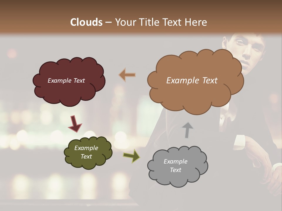 Leaf Residential Man PowerPoint Template