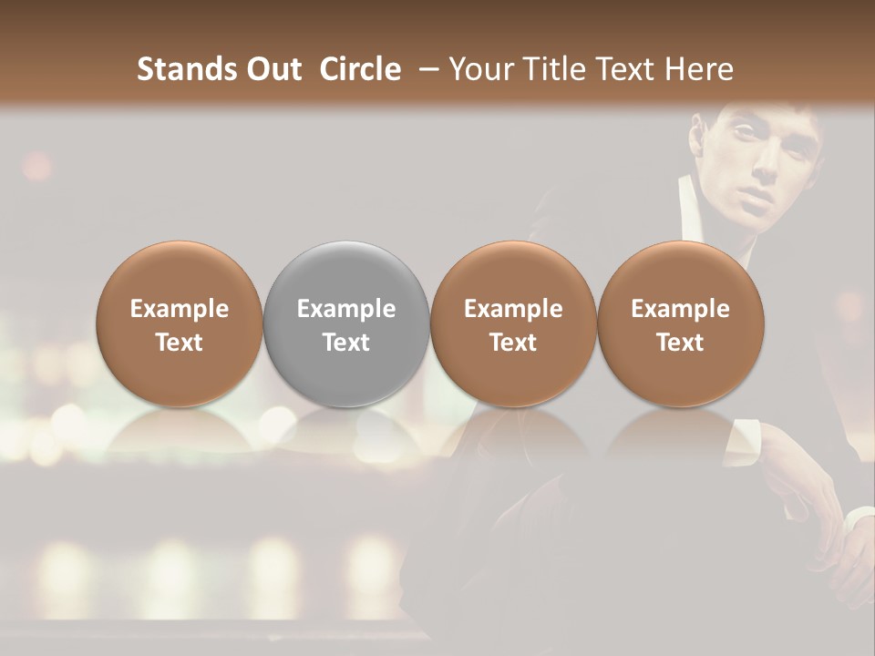 Leaf Residential Man PowerPoint Template