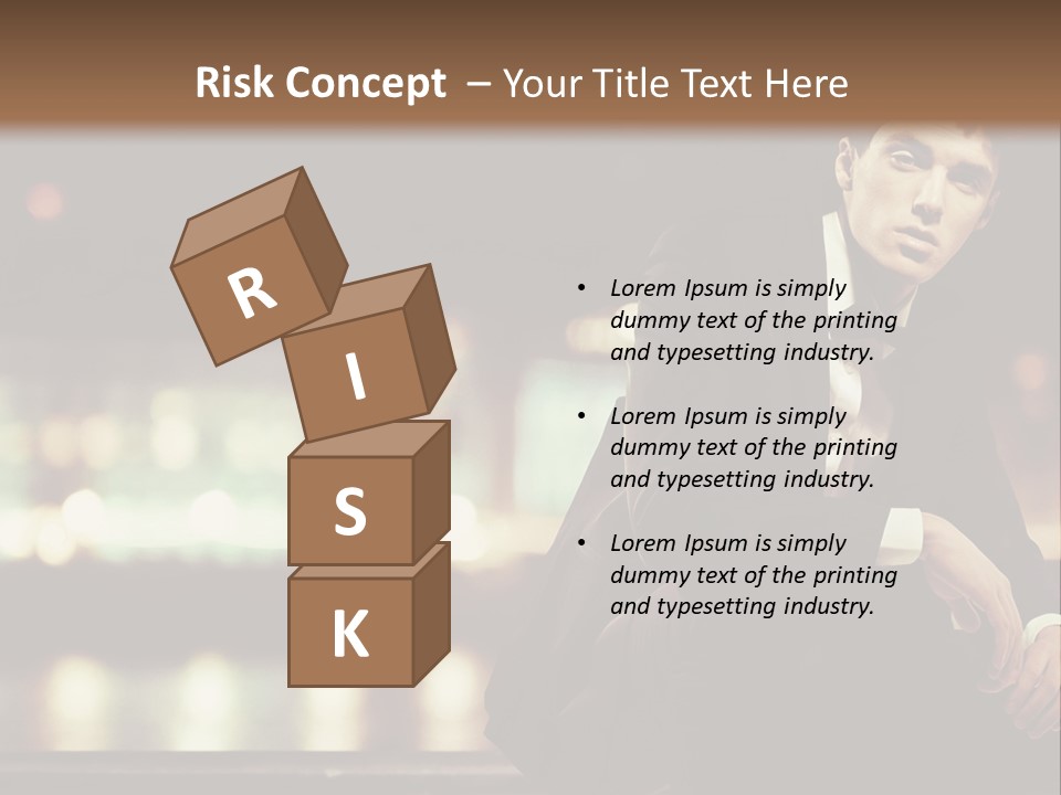 Leaf Residential Man PowerPoint Template