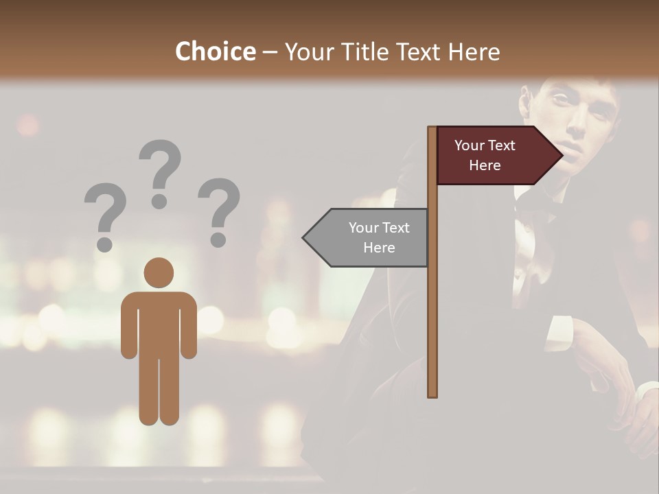 Leaf Residential Man PowerPoint Template