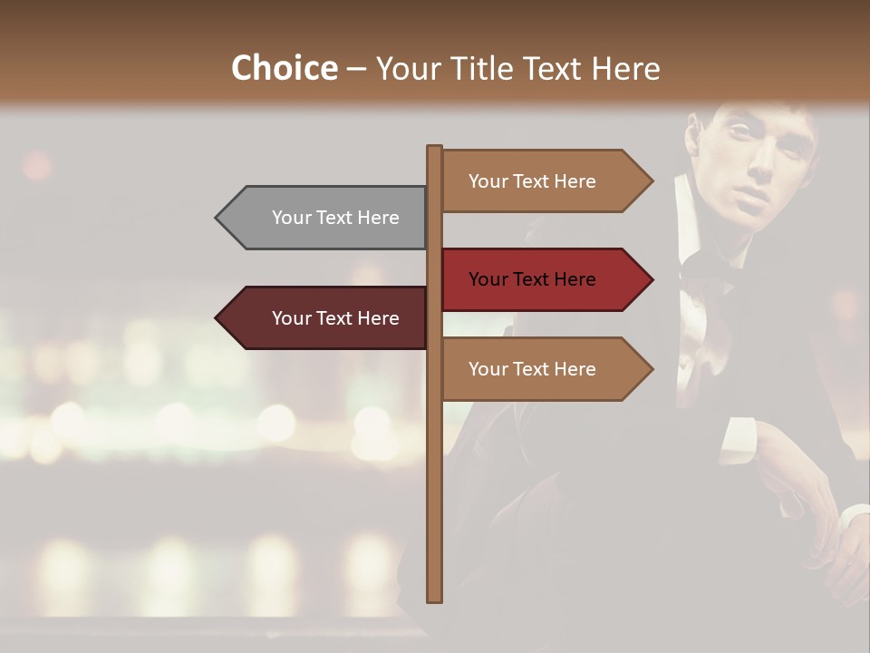 Leaf Residential Man PowerPoint Template