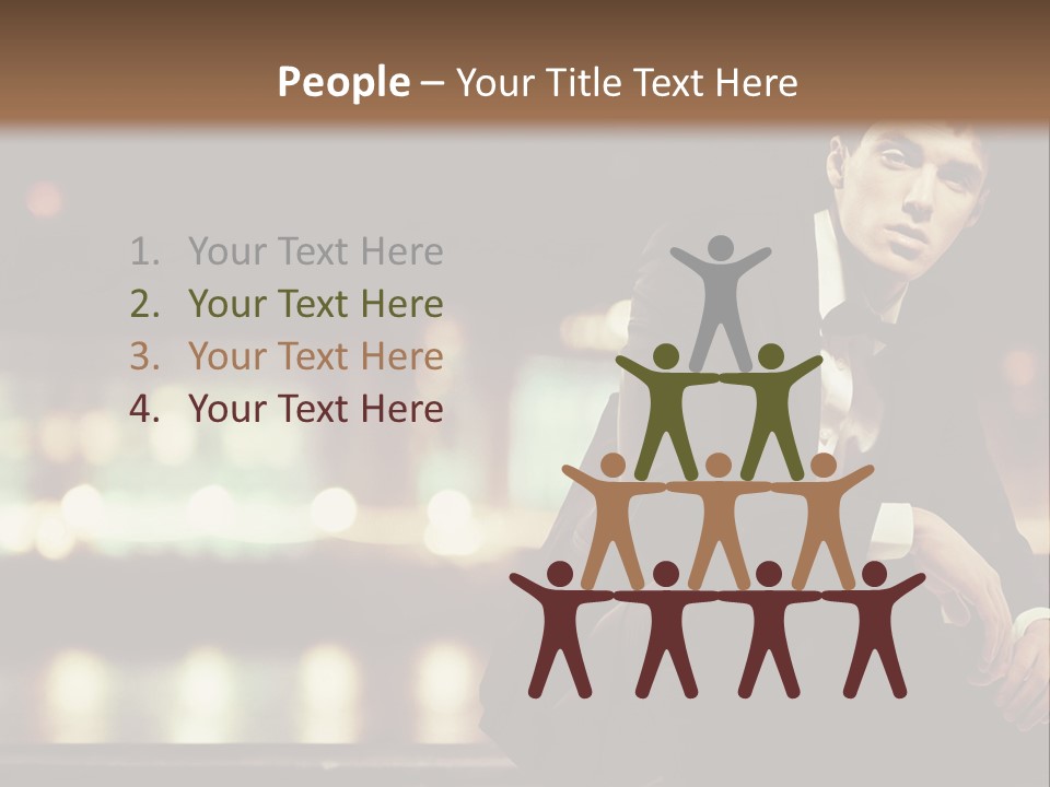 Leaf Residential Man PowerPoint Template