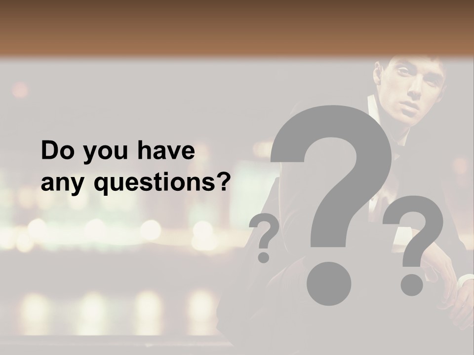 Leaf Residential Man PowerPoint Template