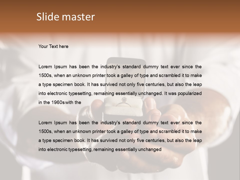 Loan Human Hand Sale PowerPoint Template
