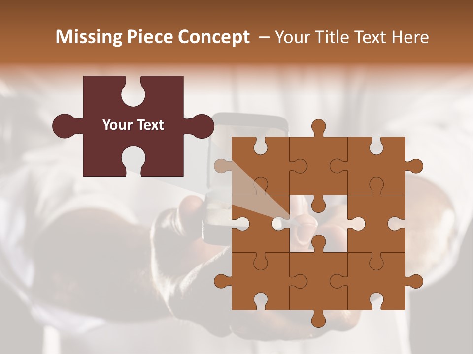 Loan Human Hand Sale PowerPoint Template