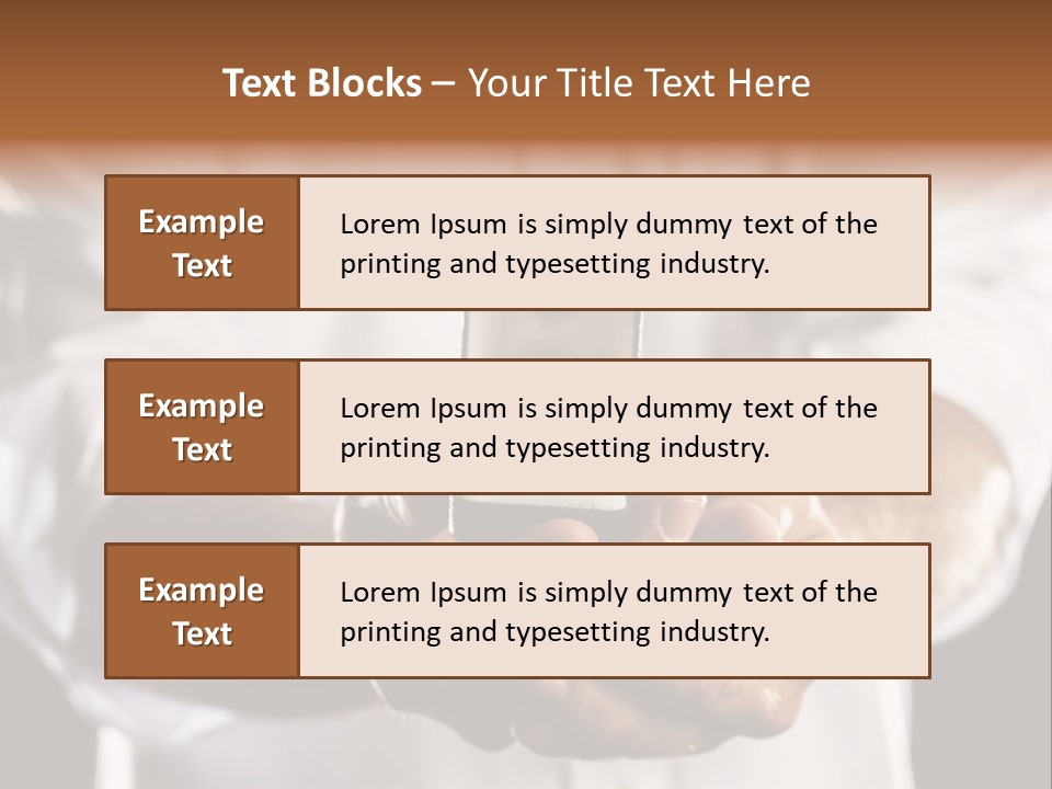 Loan Human Hand Sale PowerPoint Template