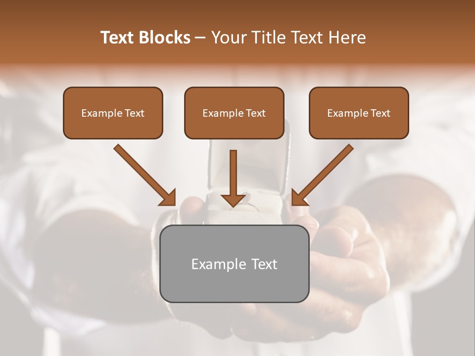 Loan Human Hand Sale PowerPoint Template