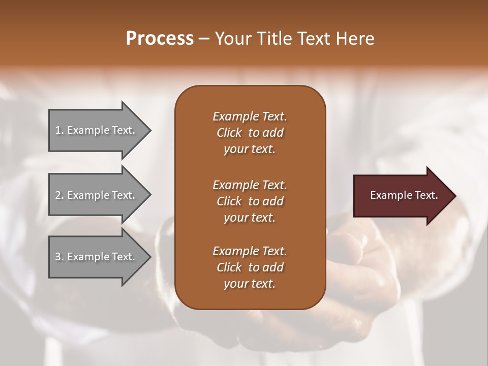 Loan Human Hand Sale PowerPoint Template