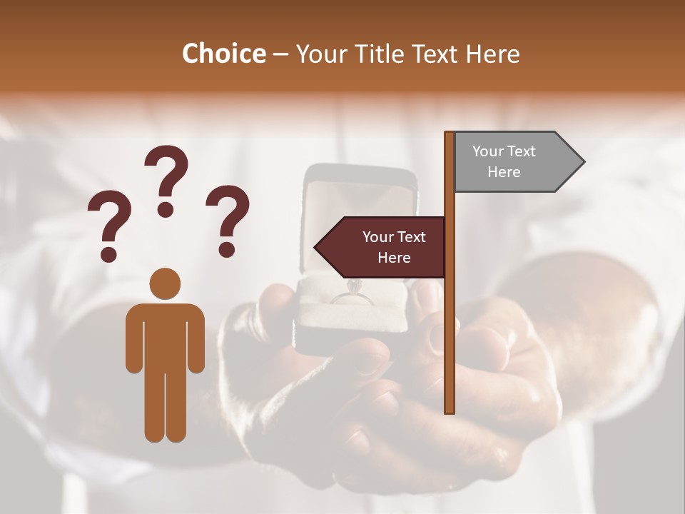 Loan Human Hand Sale PowerPoint Template