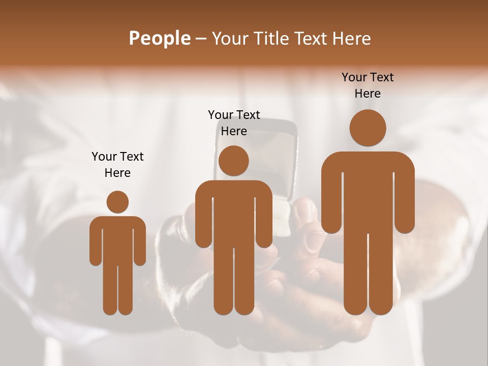 Loan Human Hand Sale PowerPoint Template