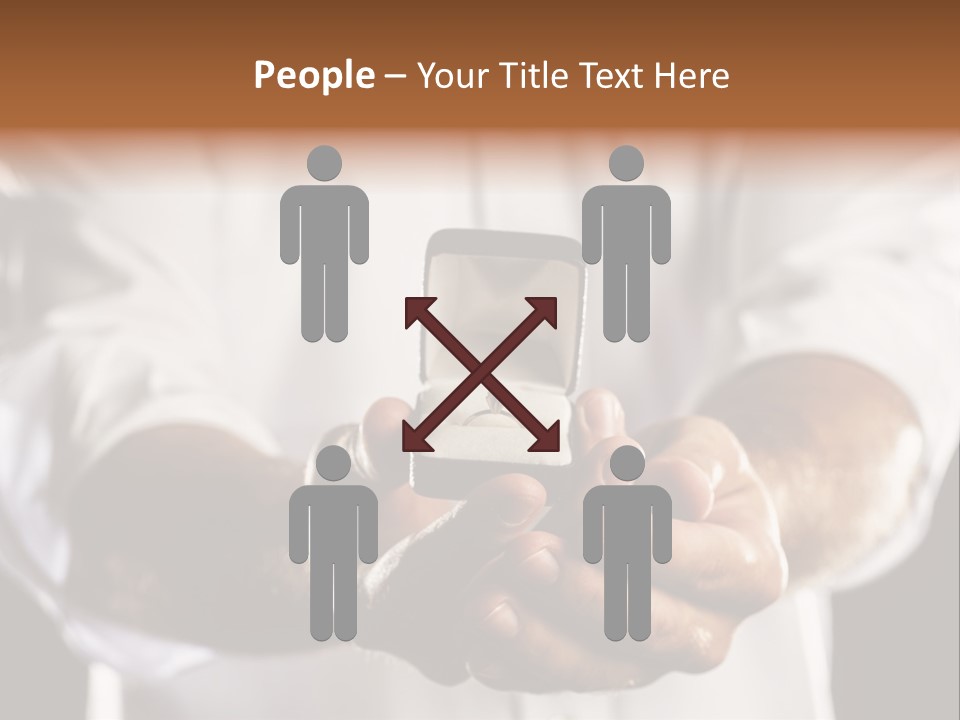 Loan Human Hand Sale PowerPoint Template