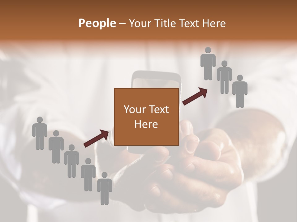 Loan Human Hand Sale PowerPoint Template