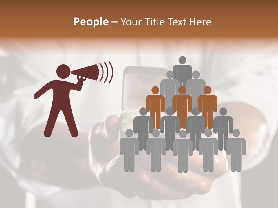 Loan Human Hand Sale PowerPoint Template