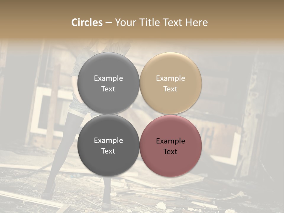 Estate Garden Background PowerPoint Template