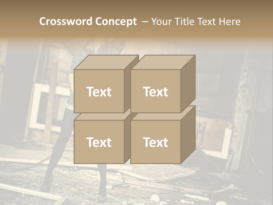 Estate Garden Background PowerPoint Template