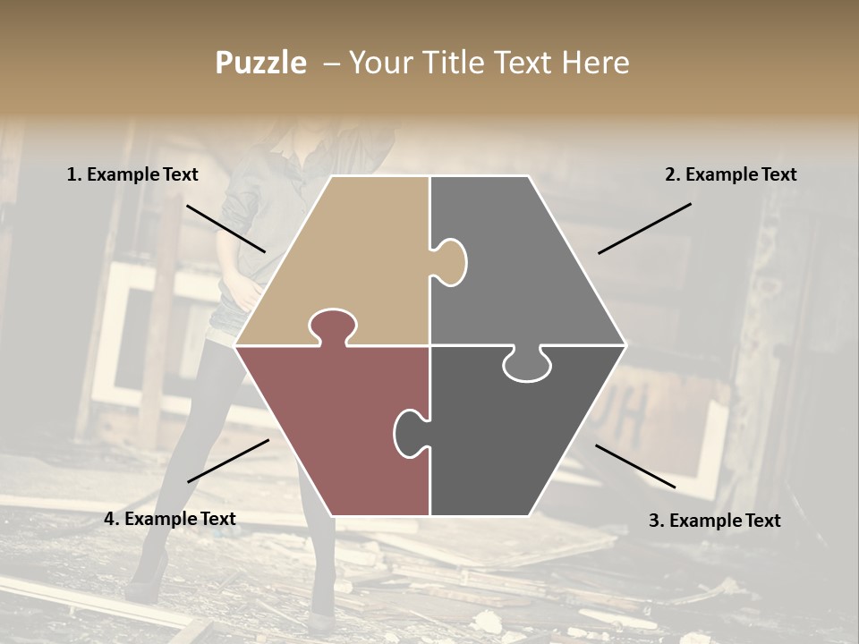 Estate Garden Background PowerPoint Template