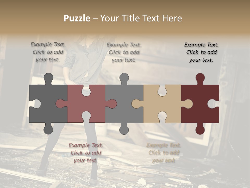 Estate Garden Background PowerPoint Template