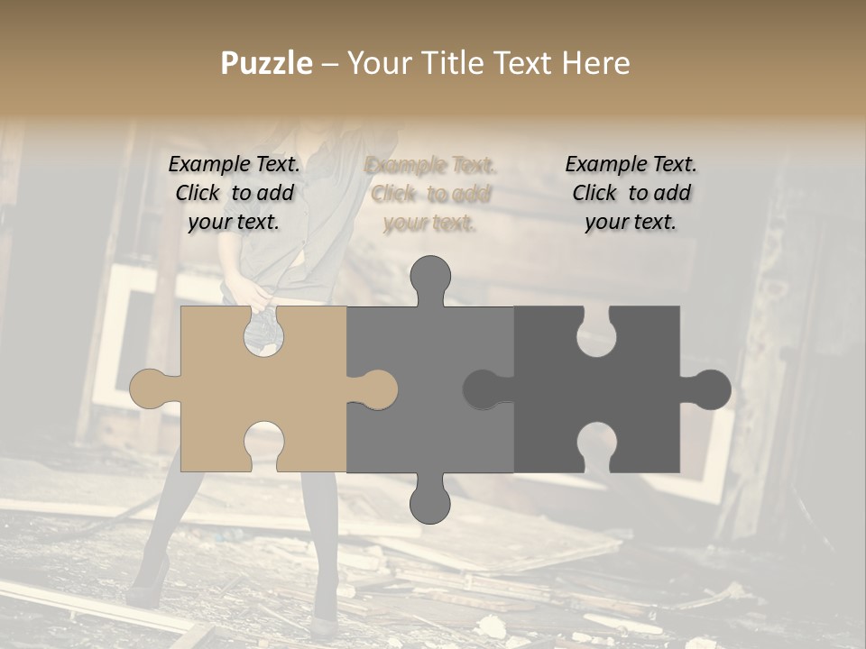 Estate Garden Background PowerPoint Template