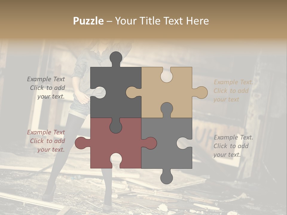 Estate Garden Background PowerPoint Template