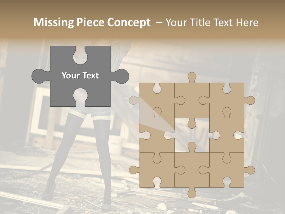 Estate Garden Background PowerPoint Template