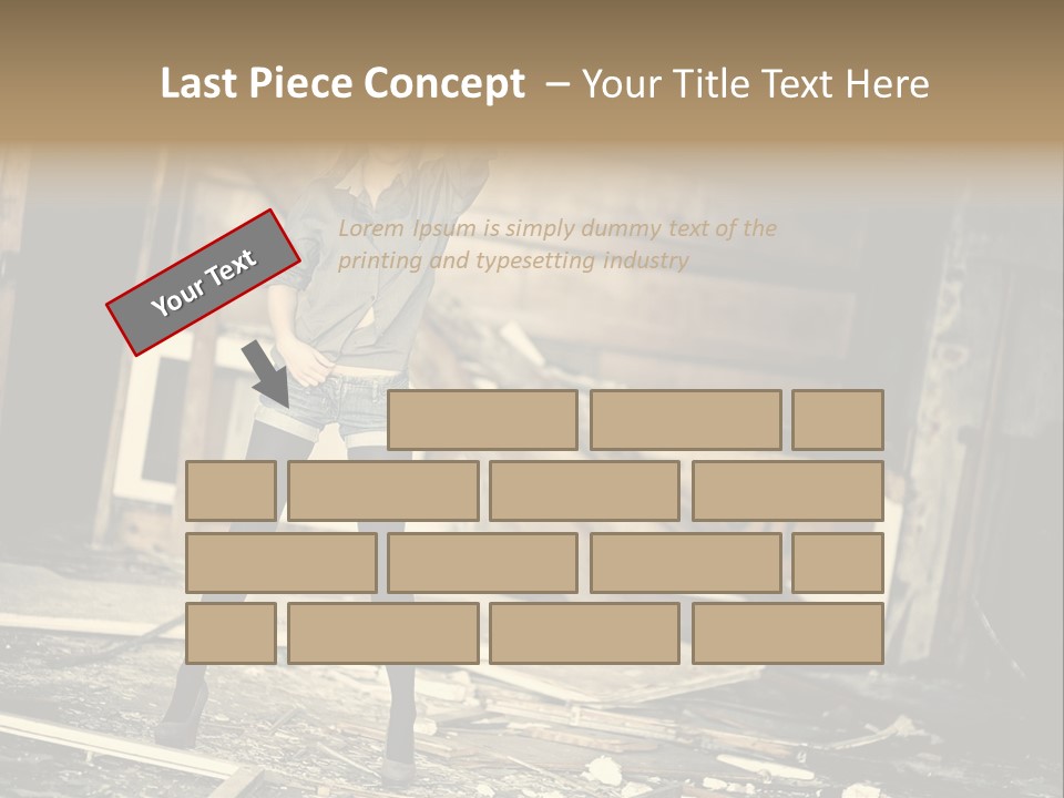 Estate Garden Background PowerPoint Template