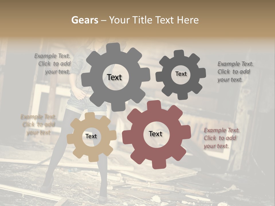 Estate Garden Background PowerPoint Template