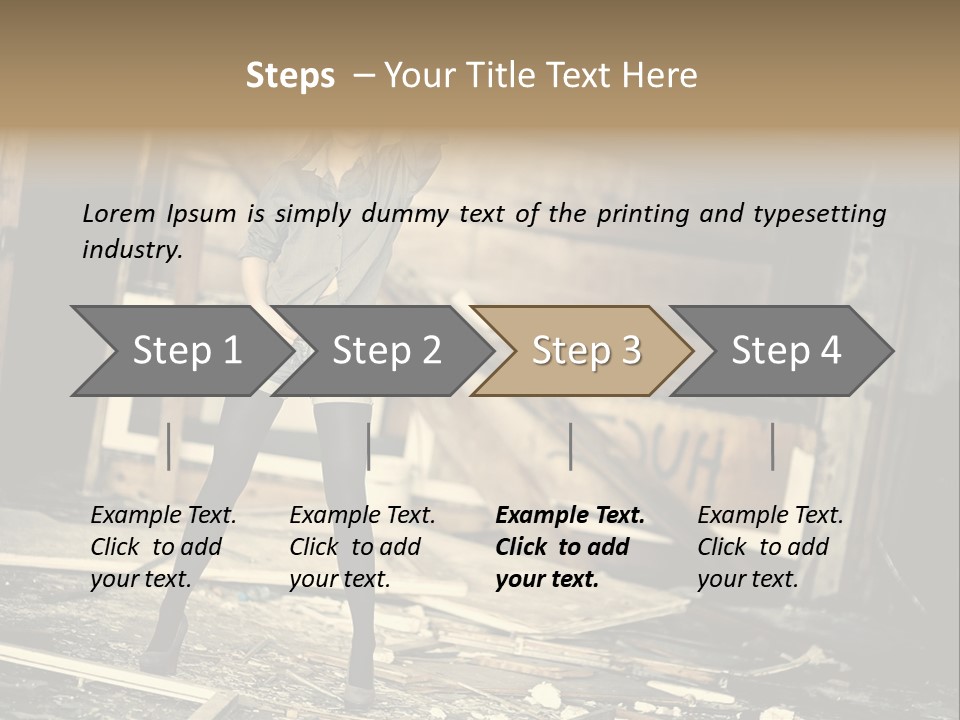Estate Garden Background PowerPoint Template