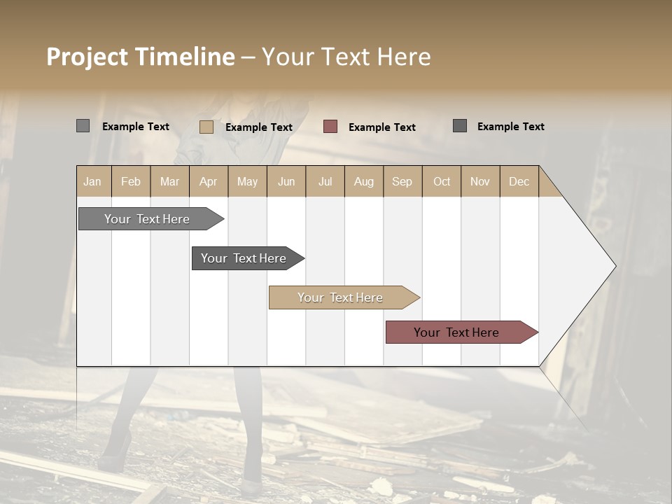 Estate Garden Background PowerPoint Template