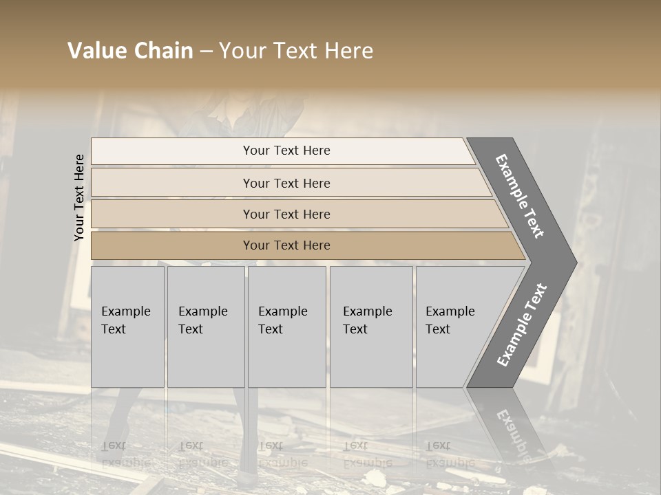Estate Garden Background PowerPoint Template