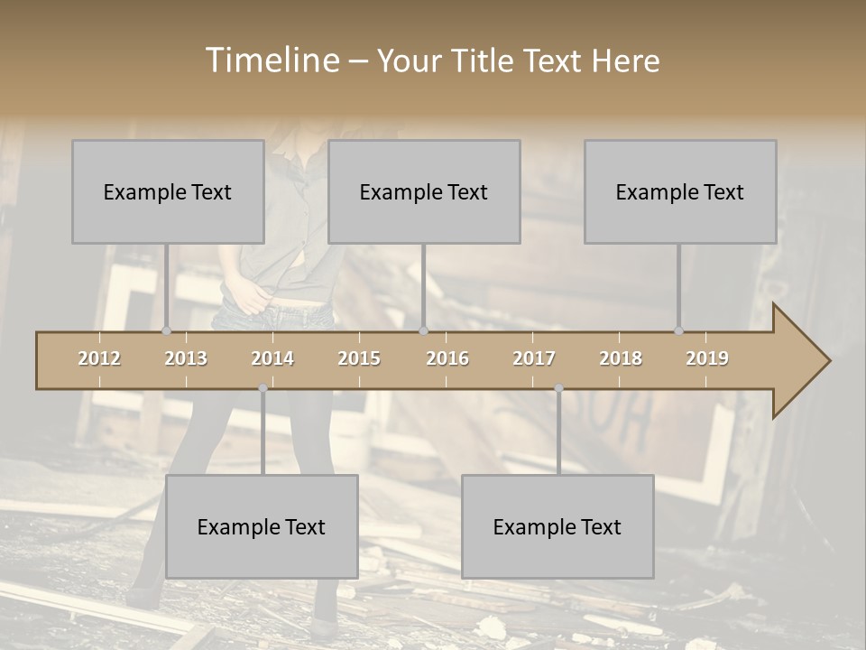 Estate Garden Background PowerPoint Template