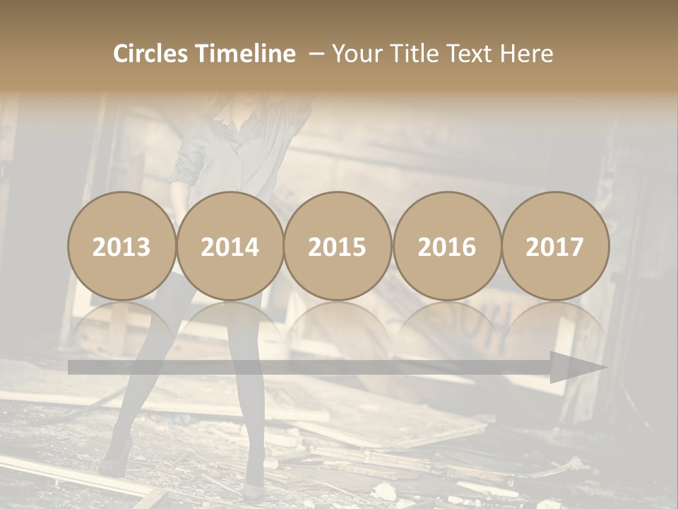 Estate Garden Background PowerPoint Template