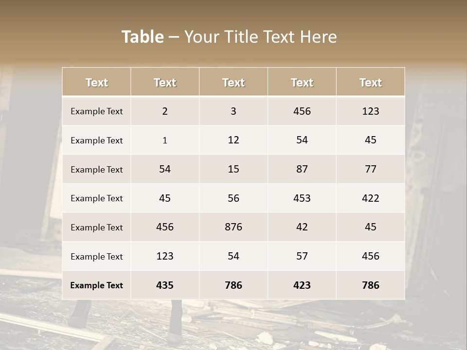 Estate Garden Background PowerPoint Template
